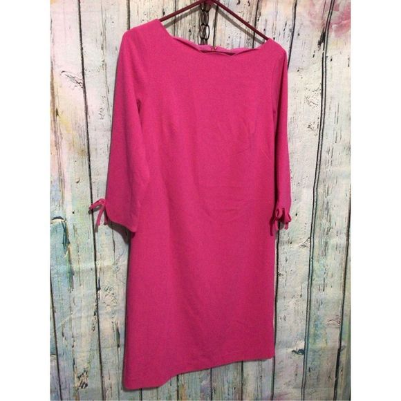 Talbots Pink Dress Size 4 Lined Shift ~ Excellent - Picture 1 of 15